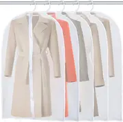 5 Piece Set Garment Bags 60x100cm Mothproof Breathable Dustproof Closet Clothes Storage