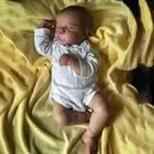 50CM LouLou Reborn Doll Handmade Silicone Vinyl Cloth Body - Realistic Gift