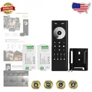 Wireless RF Remote Control with 2 Tuya Controllers - Perfect for Modern Lighting