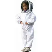 Winter promotion,Beekeeping Clothing, White Children's Protective Beekeeping Clothing - Long Sleeve Cotton, Child Protection Size M 1.2 meters recomme