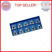 10 PC 1/2'' Inserts C6 Carbide Tip for Turning Tool Bit TCMT 32.52 Chipbreaker