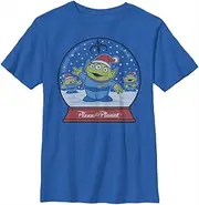 [Disney] Pixar Toy Story Aliens Pizza Planet Snowglobe Boys T-Shirt