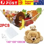 2PCS Toy Hammock Soft Large Mesh Net Bedroom Nursery Storage Teddy Bear Children