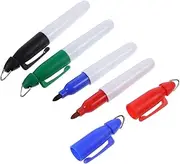 Mipcase 4Pcs Golf Ball Alignment Tool Durable Marker Pen for Precise Golf Ball Stencil Outdoor Accessory for Enhanced Skill Practice and Accurate Markings
