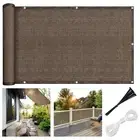 Light Blocking Balcony Shade Reinforced Edge Screen Privacy Fence Cover