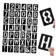 3 Inch Letter Stencils Numbers Craft Stencil, 42Pcs Alphabet Letter Stencils