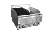 GASMAX Benchtop Combo 1/2 Char & 1/2 Griddle JUS-TRGH60E