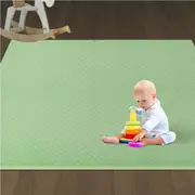 Bopeep Kids Play Mat EVA Foam Kid Crawling 12mm 4PCS Interlocking Carpet 60x60 Beige