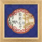 金箔畫 純金 *金鴻喜系列*竹報平安【節節高昇】...23X23CM