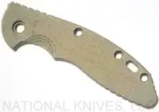 Rick Hinderer Knives SMOOTH Micarta Handle Scale - XM-18 - 3.5" - OD Green