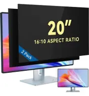 [2-Pack] 20 Inch Computer Privacy Screen Filter for 16:9 Widescreen Monitor, ...