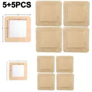 10PCS 6"X6" 4"x4" Bordered Silicone Foam Dressing 4 X 4 Inch 6 X 6 Inch DRESSING