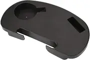 AIMALL 2PCS Outdoor Recliner Cup Holder Tray with Phone Slot, 12in x 6.6in Plastic Folding Chair Side Table Clip-On Accessory with 3.1in Drink Holder for Patio and Camping Use