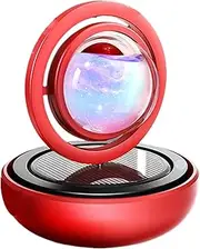 Car Air Freshener Diffuser, Solar Powered Scent Diffuser, Double-Ring Structure, Reusable Dashboard Accessories for Vehicle Home Studio Truck