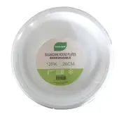 288pk BULK of Sugarcane Round Plates 26cm
