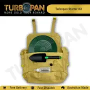 TURBOPAN PLASTIC GOLD PAN STARTER KIT PROSPECTING PANNING SLUICE - GREEN PAN