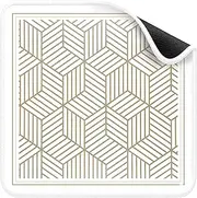 Deyimmei Mahjong Table mat, Golden Herringbone