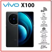 (Unlocked) VIVO X100 5G 16GB+256GB BLACK Dual SIM Octa Core Android Cell Phone