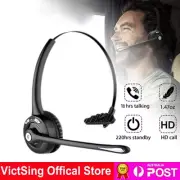 Mpow Bluetooth 5.0 Headset Wireless Headphones MIC For Cell Phone Office Driver