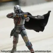 Handmade 1/18 Scale Small Cape Cloak Coat Model For DIY 3.75" Figure Accessory