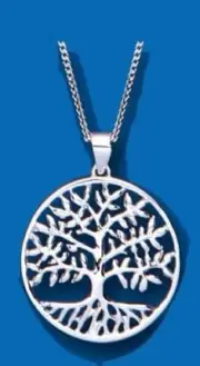 Tree Of Life Pendant & Chain Sterling Silver