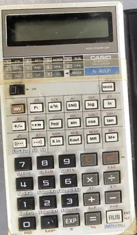 在飛比找露天拍賣優惠-二手市面稀少復古CASIO fx-3600p工程用計算機(測