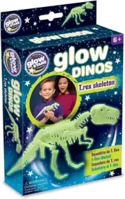 Original Glow Stars Glow-in-The-Dark Dinos T-Rex Skeleton