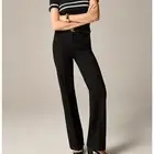 NWT J. CREW Petite Natalia Pant Four Season Stretch Black 4 Petite 4P