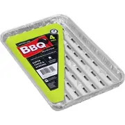 20 Aluminium Foil Grill Tray Roast BBQ Baking Container Catering Food Party Bowl