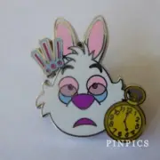 Disney Pin ALICE IN WONDERLAND White Rabbit I'm Late Watch Emoji Blitz 122476