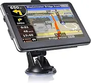 GPS Car Navigator, 7" HD Car GPS Navigation 8G RAM 128-256MB FM Bluetooth AVIN Europe Map Sat Nav Truck GPS Navigators for Car Truck RV(128-256MBResistive)
