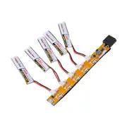 LDARC 1S 3.7V 5-Way USB Charger with XT60 Plug Support 1S Lipo Battery PH2.0 1.25mm Plug for Mobula7 Moblite7 Whoop FPV