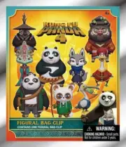 3D Figural Foam Bag Clip Kung Fu Panda 4 Series 1 Pack [1 RANDOM Figure]