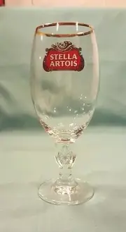 Stella Artois Chalice 33 CL Beer Glass Pub Bar Stemware Goblet