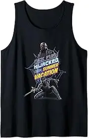 [Marvel] Spider-Man Far From Home Nick Fury Stealth Suit Logo Tank Top