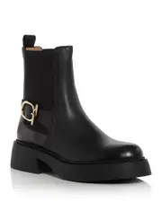 Ferragamo Women's Gancini Chelsea Booties