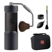 J-Ultra Manual Coffee Grinder Iron Gray, Conical Burr, Foldable Handle, Magne...