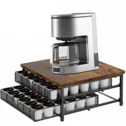 72 Coffee Pod Holder For Counter Coffee Drawer for K Cup Storage Drawer Basket