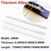 Titanium Alloy Folk Acoustic Guitar Bridge Nut Increase Height Spacer