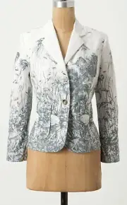 Daughters of the Liberation Cotton Sea Nettle Blazer Jacket NW ANTHROPOLOGIE Tag