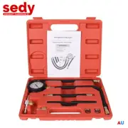 9 Pcs Fuel Injection Compression Gauge of Petrol Gasoline Pressure Tester Kit