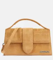[Jacquemus] Jacquemus Bambino Large suede crossbody bag One Size brown