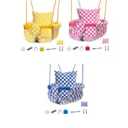 Kids Swing Safe Children Swing Toddler Indoor Outdoor Swing Set Backyard Safe