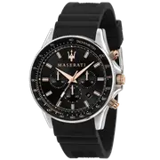 Maserati Sfida Black Dial 44mm Watch