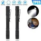 2x 900000LM Tactical Flashlight Small LED Torch Light Mini Super Bright Penlight