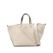 [Fendi] Fendi Small Selleria Diagonal Tote Bag ONE SIZE NEUTRALS