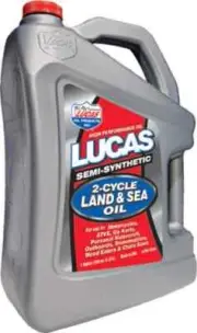 Lucas Semi Synthetic 2 Cycle Motor Oil 1 gallon BETA Xtrainer 300 15-17