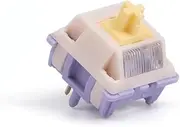 MMD Princess V4 Switch, 5Pin Pre-lubed Linear/Tactile RGB Switch for Custom Mechanical Keyboard(Tactile 60g,90PCS)