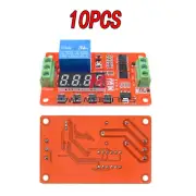 10PCS 12V Automation Self-lock Relay Delay Cycle Timer Module 8 Function