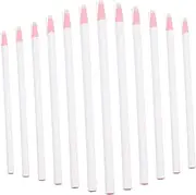 12pcs Marker Pen Thread Sewing Pens Fabric Clothing Marker White Chalk Markers Sewing Pens Supplies Fabric for Sewing Grease Marking Pencil Sewing Tools Cut Out Crayon White Pen
